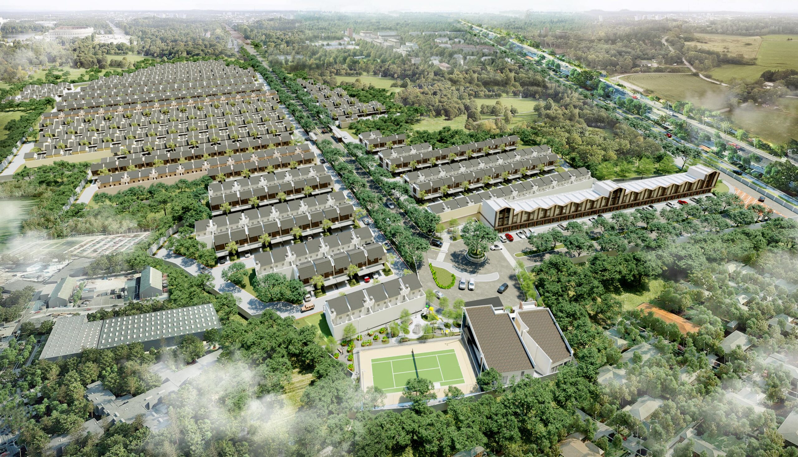 rumah viral dan terlaris virginia park makassar